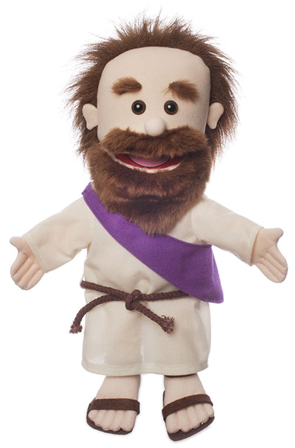 Jesus Hand Puppet 36cm - Bible Character Puppet for Storytelling, Sunday School & Christian Education | Interactive Religious Toy for Kids (Code 79)