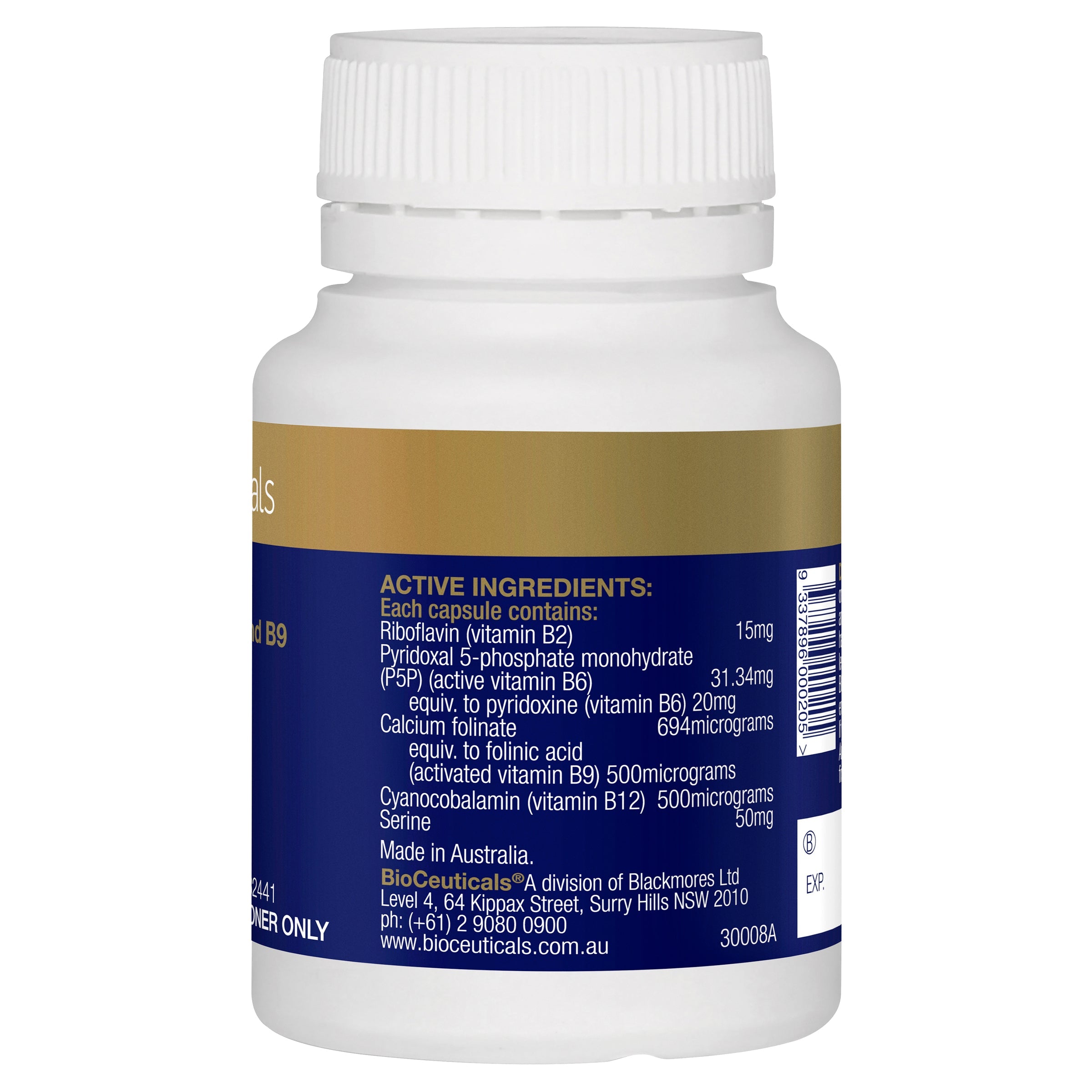 BioCeuticals Methyl Max - Premium Methylated B Vitamin Supplement for Energy & Brain Support | Supports Detox, Mood & Cognitive Function | Ideal for Active Lifestyles & Mental Clarity