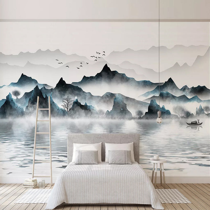 Cloudy Morning Wallpaper - Stunning Serene Landscape Designs for Desktop & Phone Backgrounds | Perfect for Relaxation & Home Office Decor