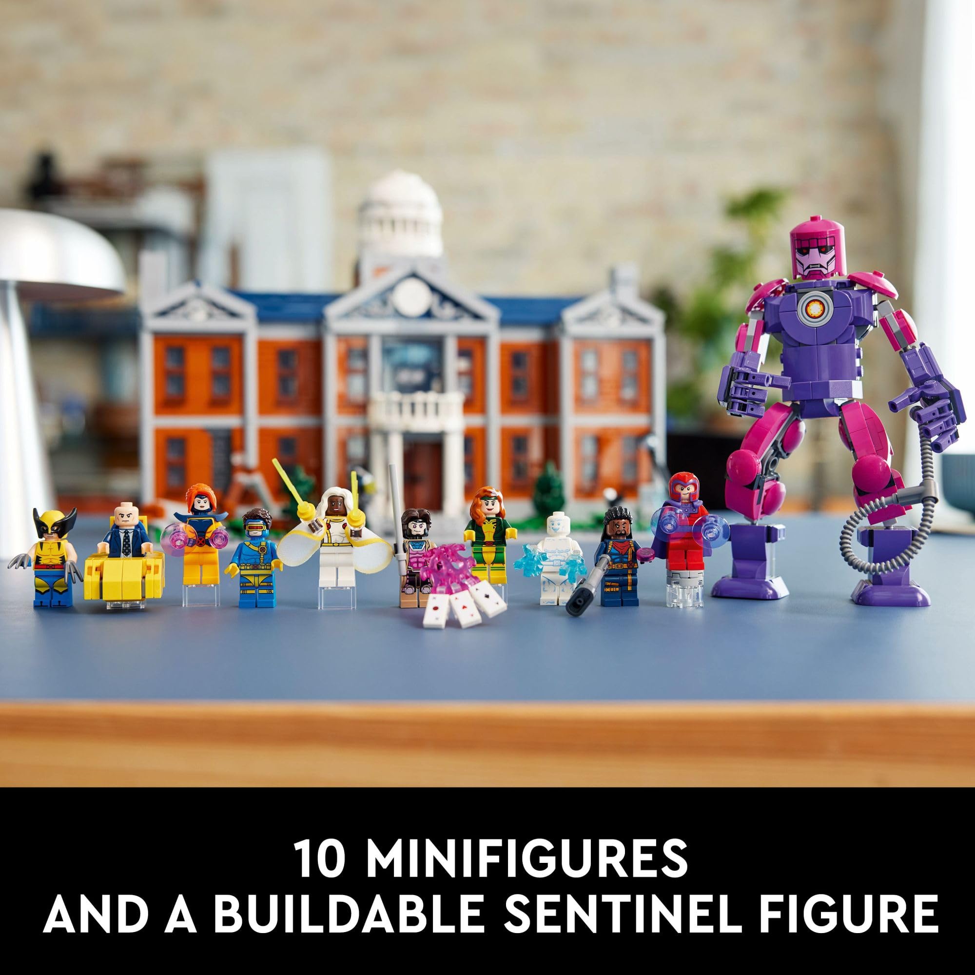LEGO Marvel X-Men The X-Mansion Building Set (76294) - 1030-Piece Xavier Institute Model Kit with 10 Minifigures - Collectible DIY Craft for Adults 18+ | Perfect Gift for Superhero Fans & Marvel Enthusiasts | Display for Home Office, Game Room or Comic Book Collections