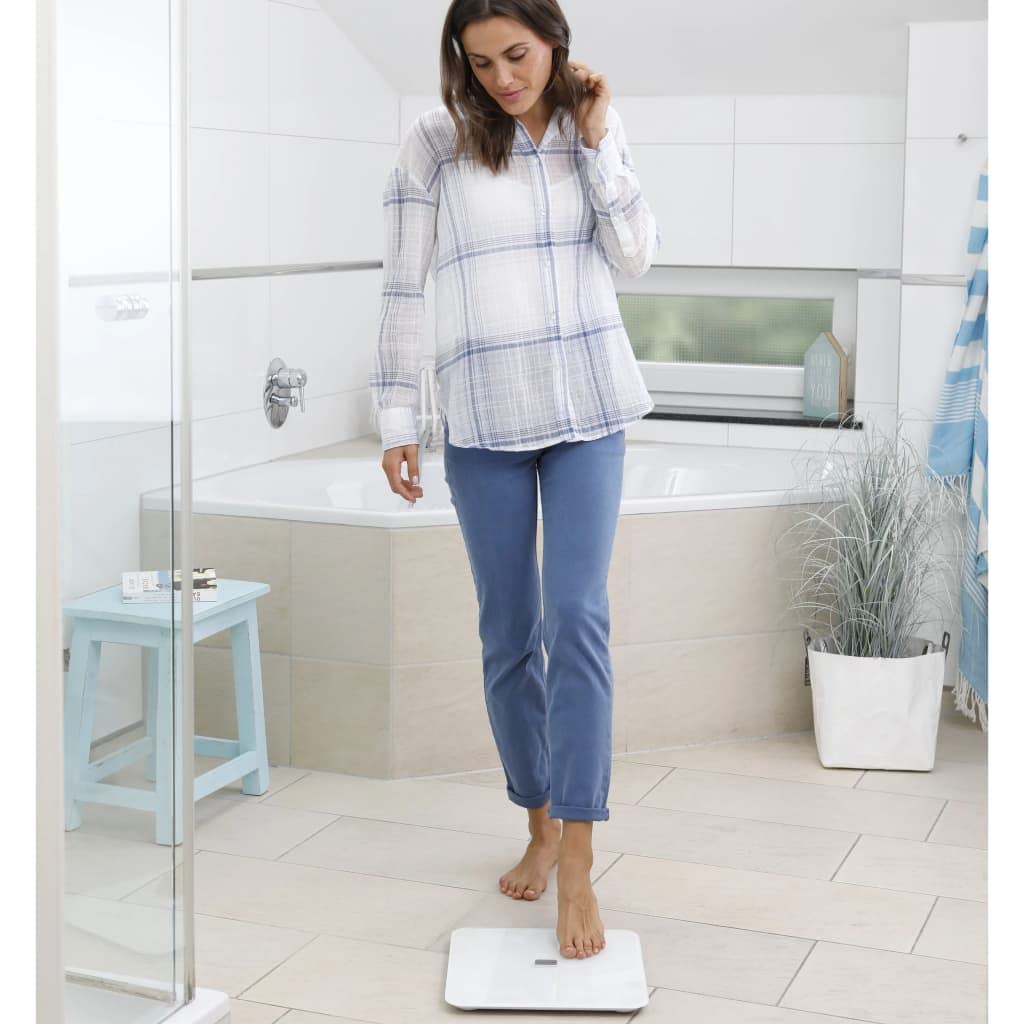 BS 450 Connect Smart Body Fat Scale - Digital Weight Scale with Body Composition Analysis (Measures Body Fat, Water%, Muscle & Bone Mass) up to 396 lbs/180kg - Bluetooth App Sync for Fitness Tracking - Ideal for Home Gym, Weight Loss Programs & Health Monitoring