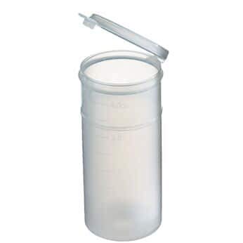 Corning 1730-10 Snap-Seal Plastic Sample Containers, 10 oz Translucent PP Material - Ideal for Lab Storage, Food Samples & DIY Crafts