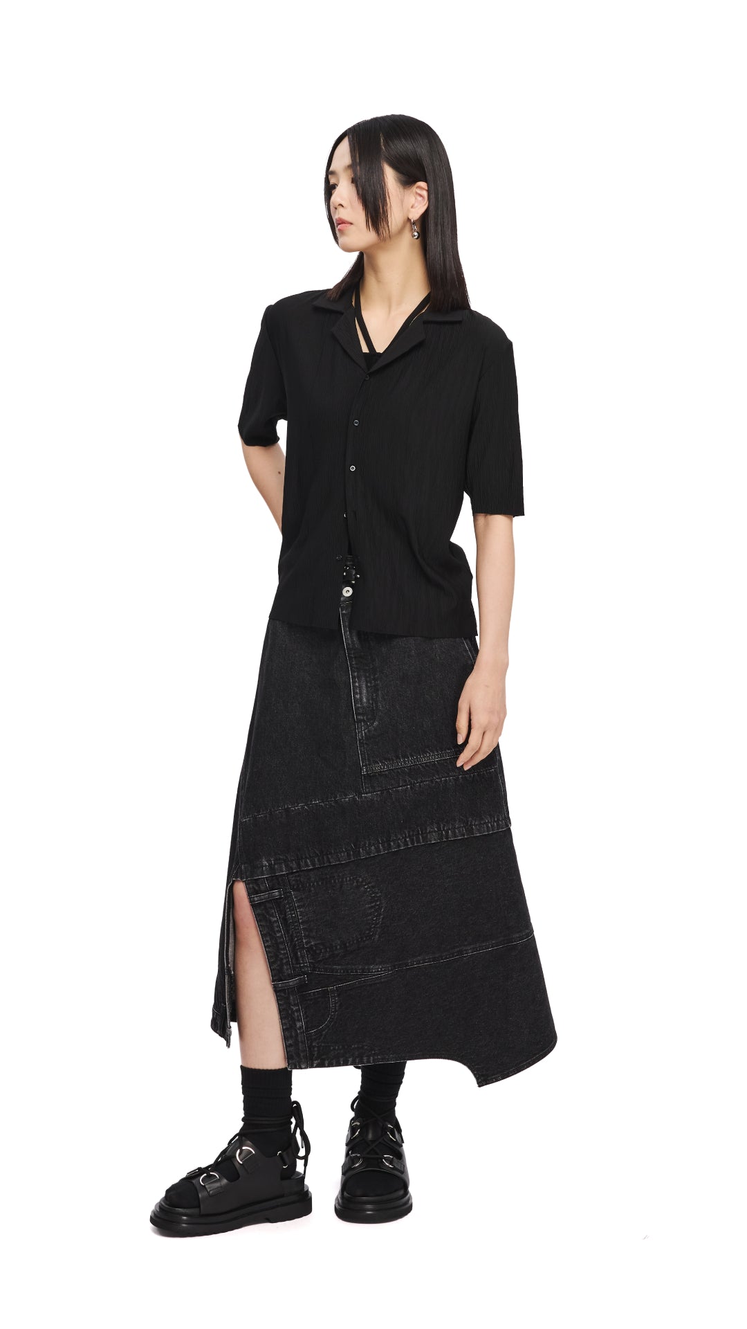 Stylish Crinkle Polo Shirt for Men & Women - Comfortable Wrinkle-Resistant Casual Top for Work, Golf & Everyday Wear