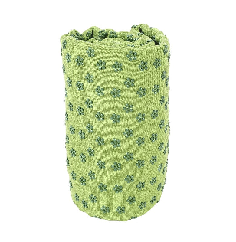 Non-Slip Yoga Grip Towel for Hot Yoga & Pilates - Sweat Absorbent Workout Towel for Gym, Home Exercise & Fitness Training
