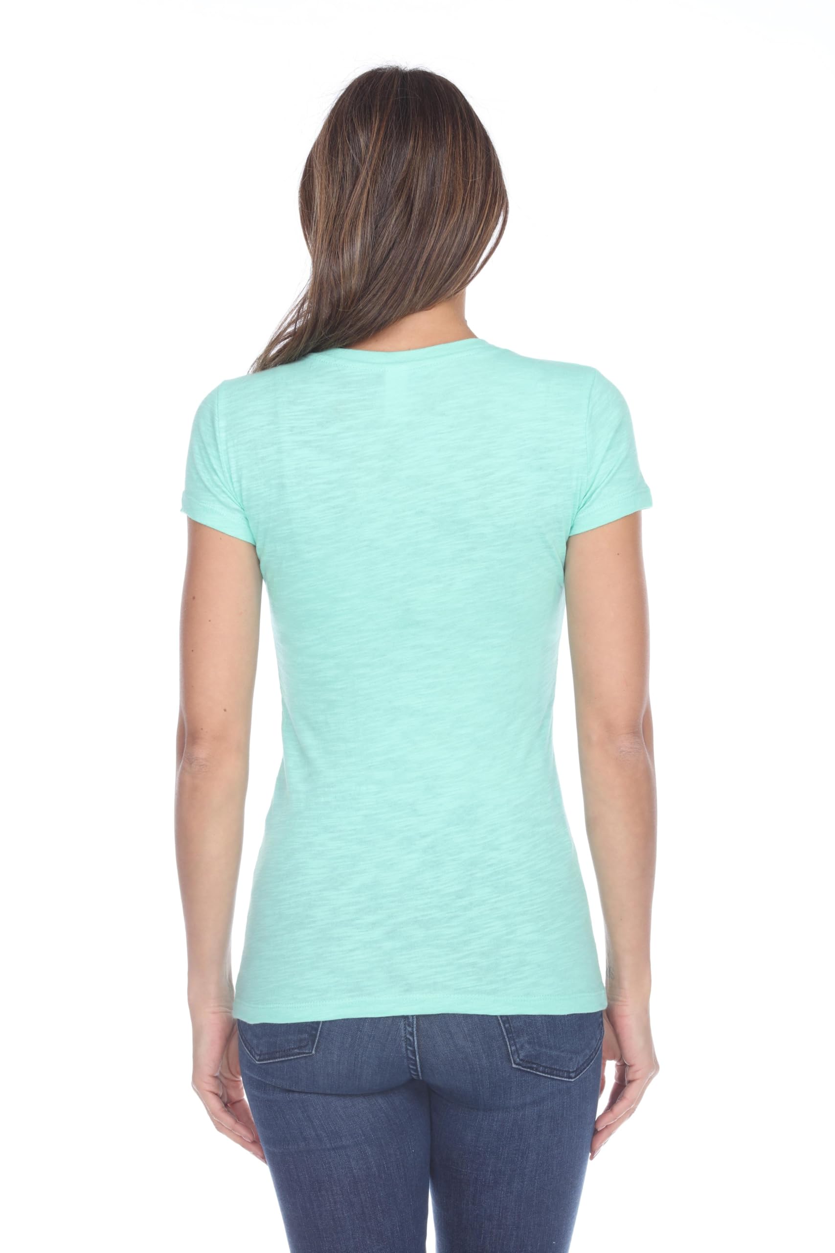 2025 New Women's Solid Color Slim-Fit Layering Short Sleeve T-Shirt - Soft Comfortable Fabric for Casual Wear, Summer Outfits & Everyday Basics
