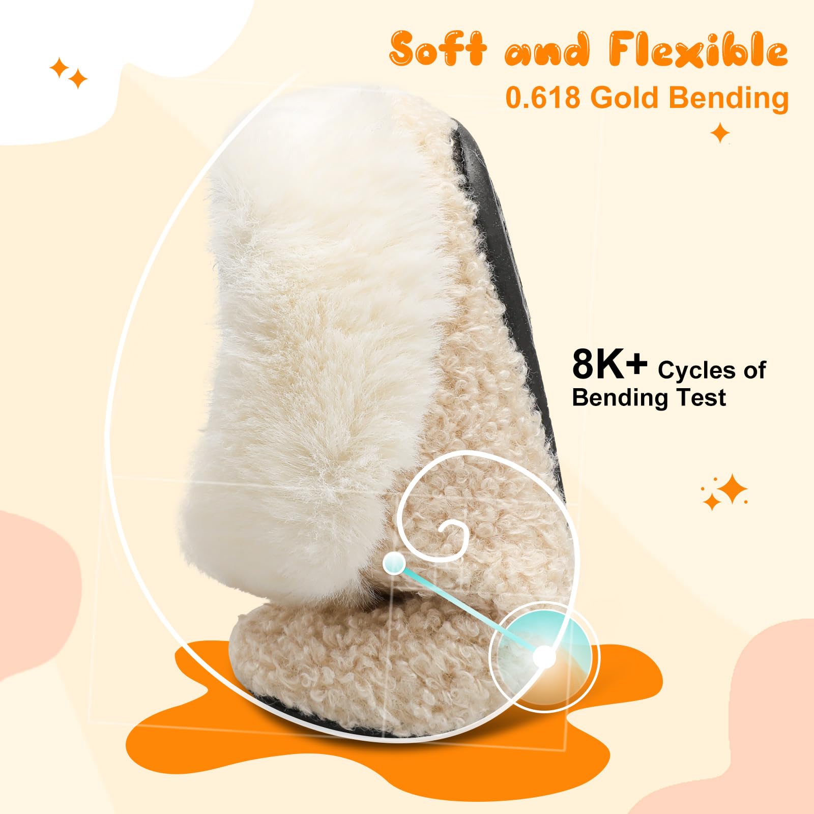 FEETCITY Toddler Slippers for Boys Girls - Lightweight House Shoes for Indoor Play & Comfort