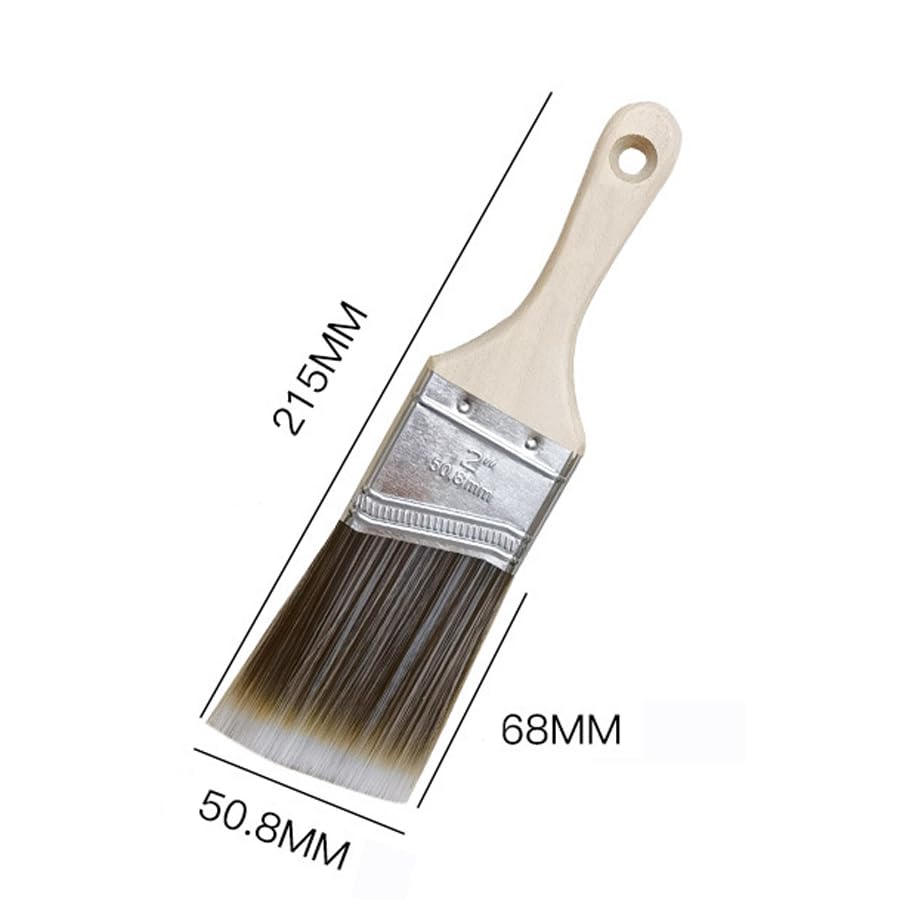 Premium Short Handle Chalk Style Paint Brush - Smooth Finish for Furniture, Cabinets & DIY Projects - Effortless Painting for Home Decor & Crafts
