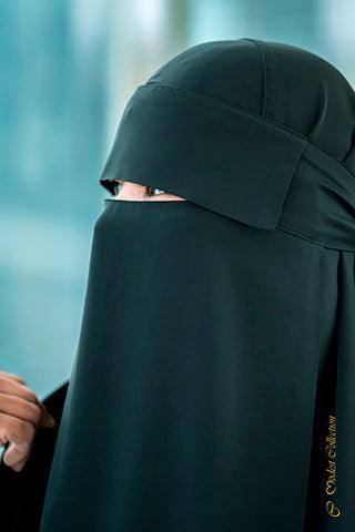 Black Hoodie Niqab for Women - Modest Islamic Fashion - Perfect for Prayer, Daily Wear & Outdoor Activities