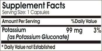 Chelated Potassium 99mg - 200 Capsules | Pure Potassium Supplement for Heart & Muscle Support | No Additives, Gluten-Free | Naturetition Supplements | Ideal for Athletes & Active Lifestyles