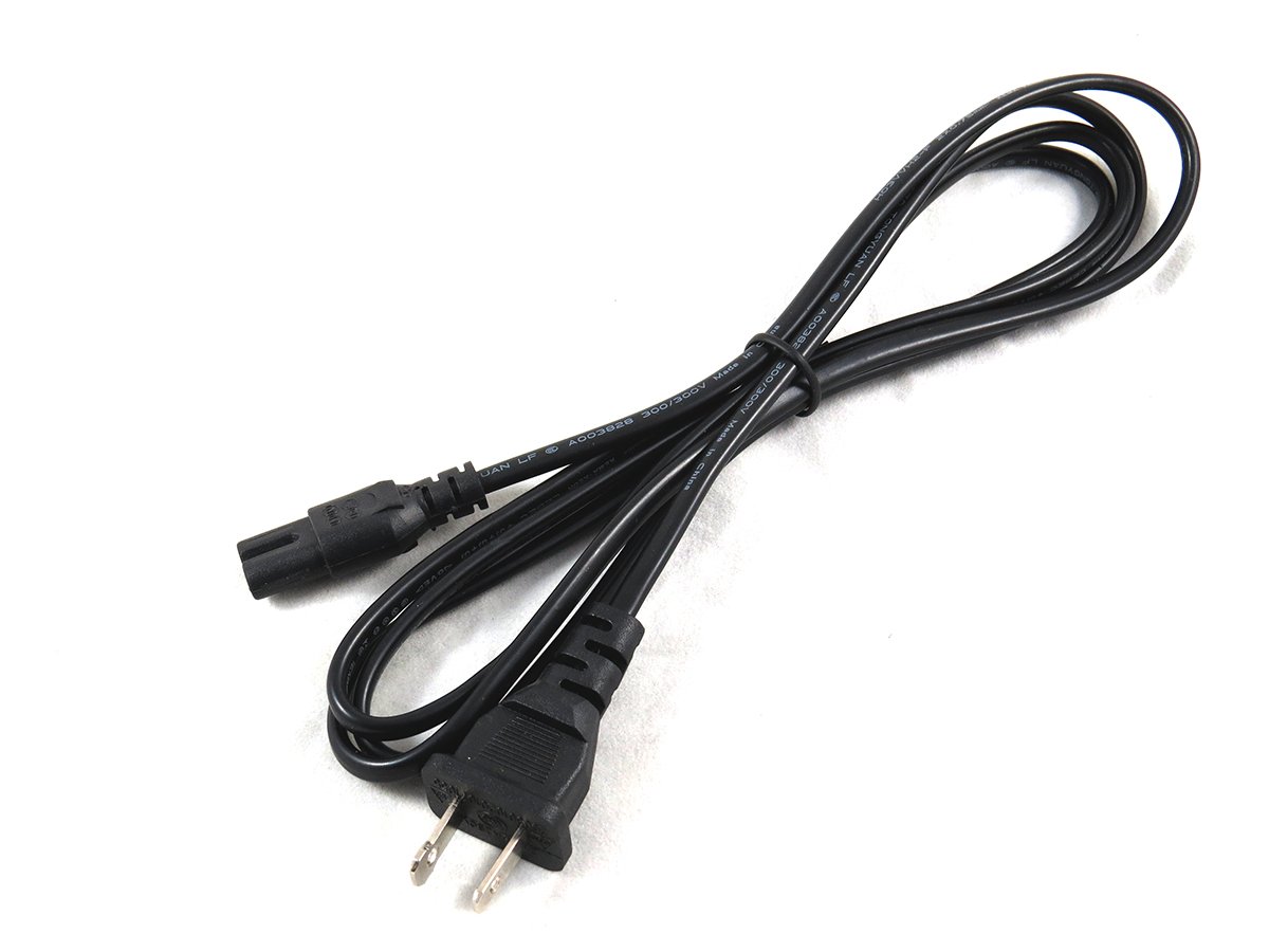 12 Ft 2-Prong AC Power Cord for HP Photosmart Printers C4273 C4275 C4280 C4283 C4285 C4288 - Replacement Wall Charger Cable for Home & Office Use