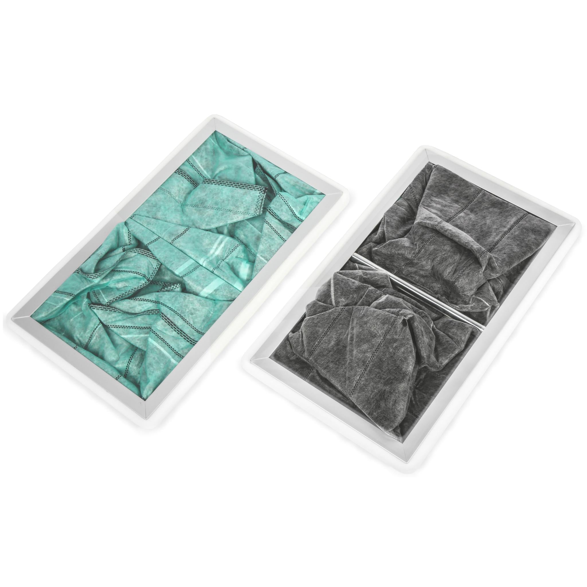 WEN AF9161C 1 Micron Activated Carbon Air Filter for Allergen & Odor Removal - 2 Pack (Fits 400 CFM Air Purifiers) - Perfect for Home, Office & Workshop Air Purification Systems