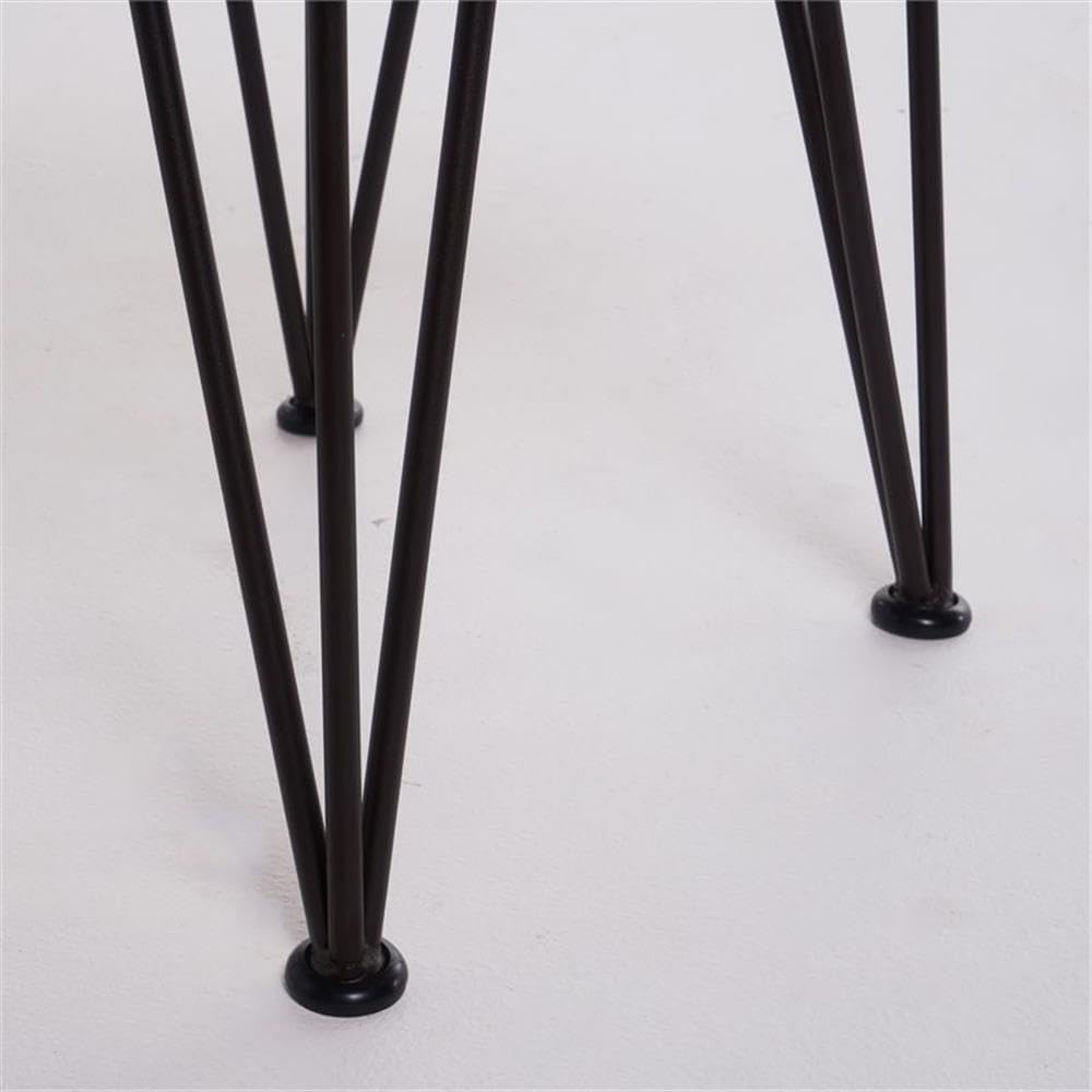 Noble House Zion Iron and Acacia Wood Outdoor Side Table - Natural Finish Patio End Table for Garden, Poolside & Deck Decor