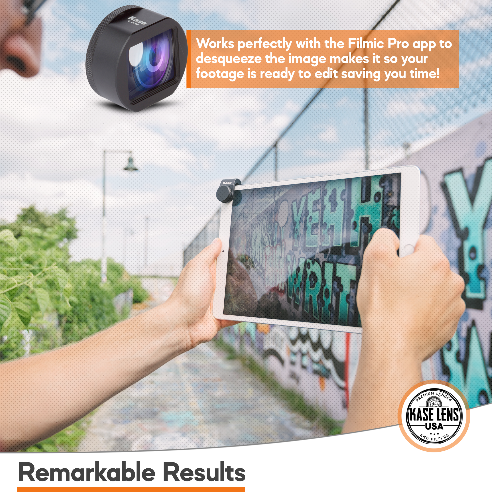 Kase Anamorphic Film Lens for DSLR & Mirrorless Cameras - Wide Angle Cinematic Video Shooting - Perfect for Filmmaking, Vlogging & YouTube Content Creation