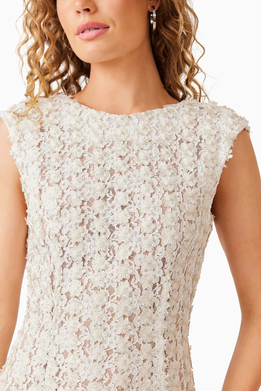 Cali Shift Mini Dress for Women - Elegant Ivory Gold Summer Casual Dress | Perfect for Beach, Party, and Daily Wear