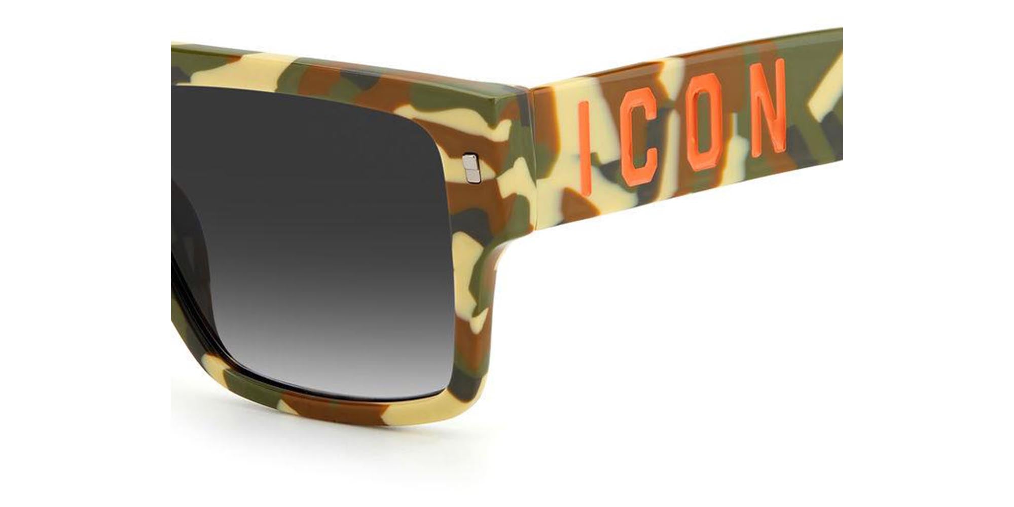 DSQUARED2 Icon 0003/S Sunglasses - Polarized UV Protection Aviator Style for Men & Women - Perfect for Driving, Beach, and Outdoor Activities
