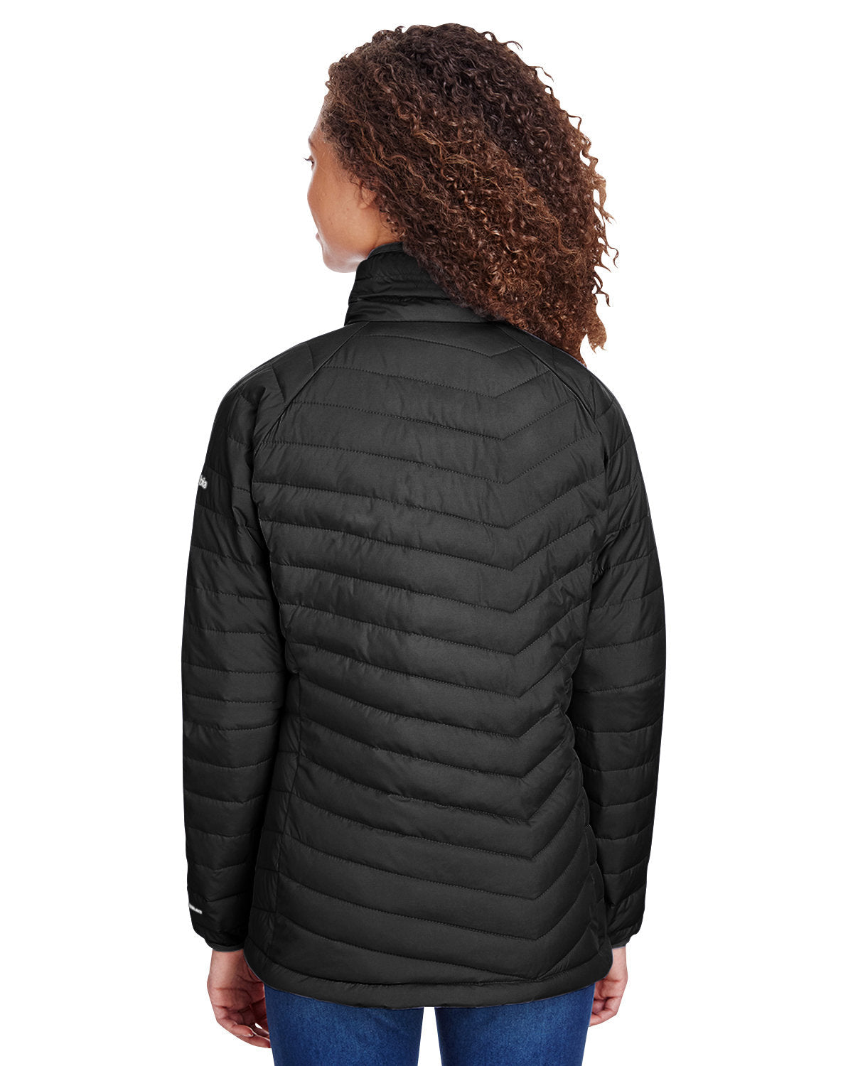 Columbia Women's Powder Lite Jacket - Lightweight Water-Resistant Winter Coat for Skiing, Hiking & Outdoor Activities (Black)