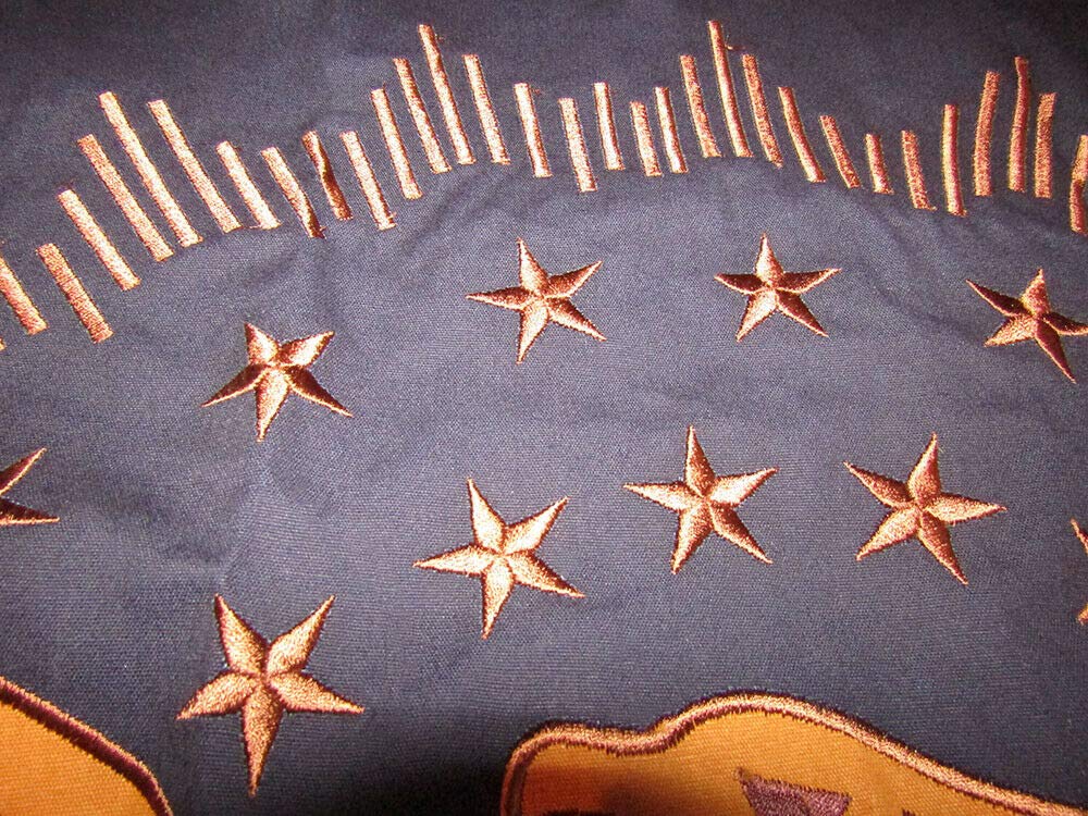 38x38 Embroidered USCT E Pluribus Unum Cotton Flag - Historical Civil War Banner - 38