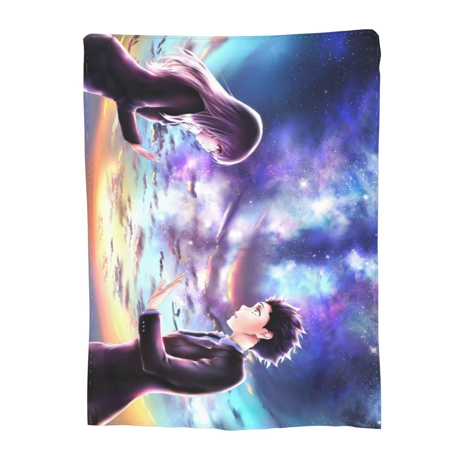 Anime A Silent Voice Blanket - 3D Printed Flannel & Soft Sherpa Throw Blanket (50