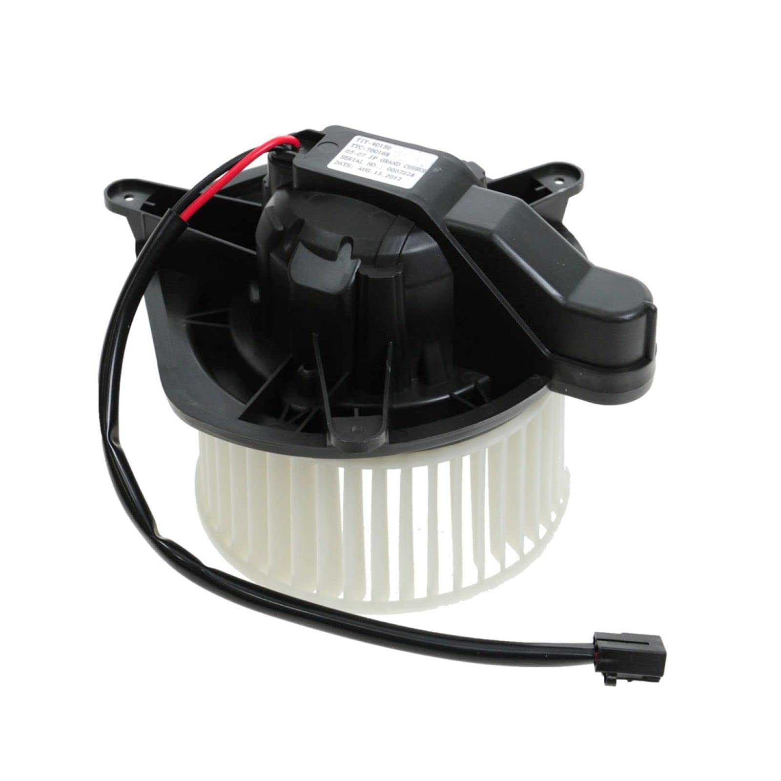 Jeep Grand Cherokee Commander Heater Blower Motor with Fan Cage - Front Replacement Part for HVAC System Repair & Winter Warmth