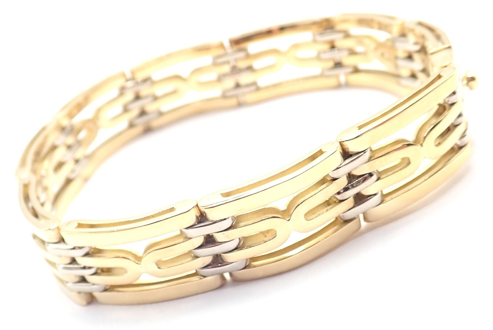 Authentic Vintage Bvlgari 18k Yellow Gold Link Bracelet for Women - Luxury Italian Jewelry Gift for Anniversary, Birthday & Special Occasions