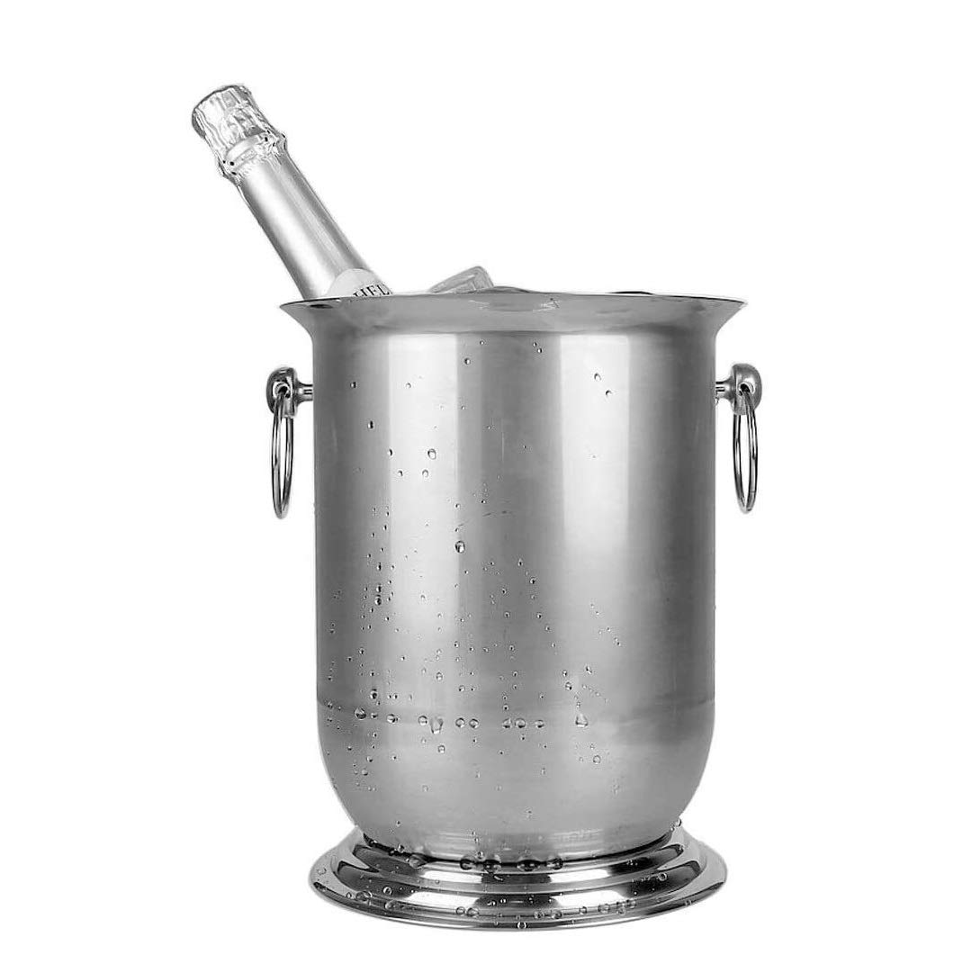 Premium 304 Stainless Steel Ice Bucket - 5L Japanese Champagne Cooler for Beer, Wine & Drinks - Perfect for Bars, Parties & Home Entertaining
