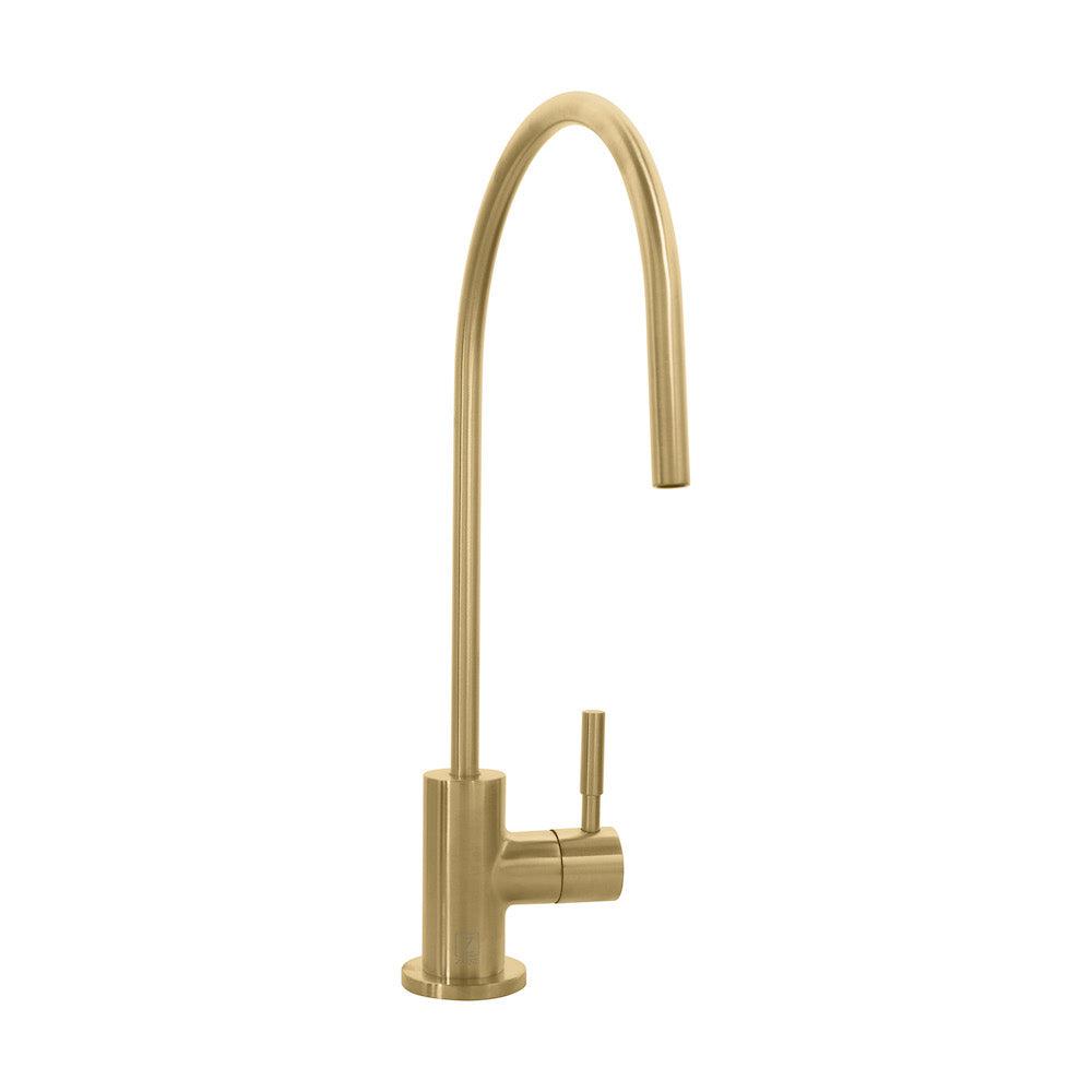 ZLINE Single Handle Drink Faucet in Champagne Bronze - Premium Pull-Down Kitchen Faucet with High Arc Spout for Modern Home, Office, or Restaurant Use