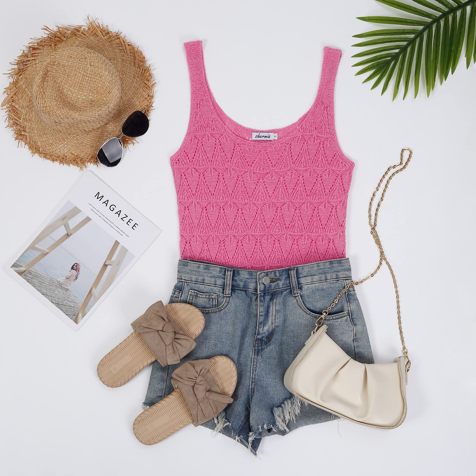 Women's Sleeveless Knit Tank Tops - Summer Casual Cami Shirts & Sweater Vests for Women | Perfect for Layering, Beach Outfits & Everyday Wear