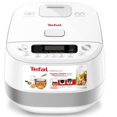 RK808A 1.5L Induction Rice Cooker - Smart Electric Rice Steamer with Non-Stick Inner Pot, 8 Cooking Functions & Keep Warm Feature - Perfect for Home, Dorm, Office & Small Kitchen Use