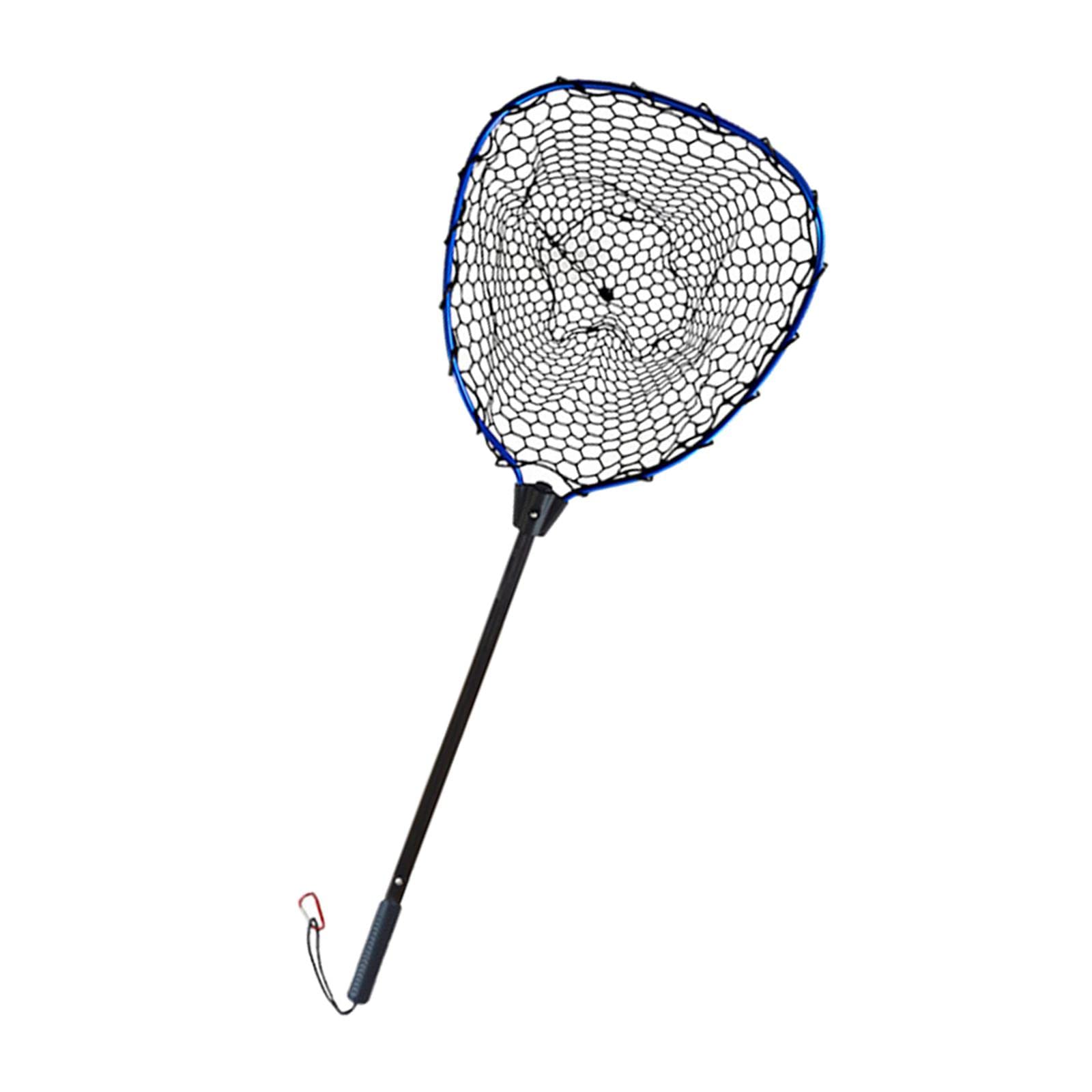 B Baosity Lightweight Telescopic Fishing Net - Portable Extendable Aluminum Landing Net for Fishing Enthusiasts | Durable Collapsible Design for Freshwater & Saltwater Fishing
