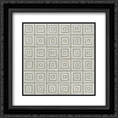 Lovell Kathrine 15x15 Black Ornate Framed Double Matted Museum Art Print - Bambala V Wall Decor | Perfect for Living Room, Bedroom & Office