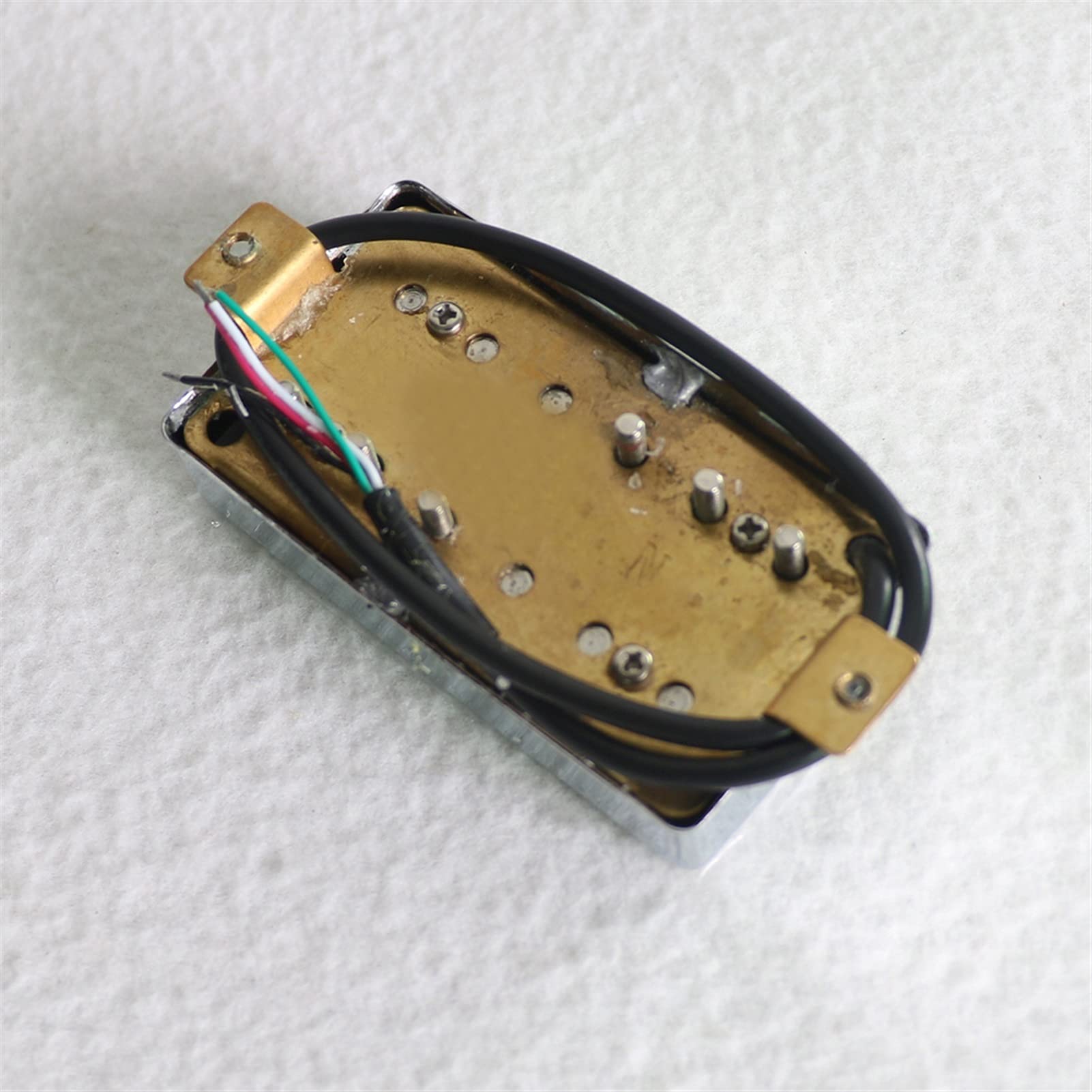 High-Quality Chrome Brass Cover Ceramic Magnet Pickups for LP SG PRS 6-String Electric Guitars - Perfect for Rock, Blues & Metal Performances