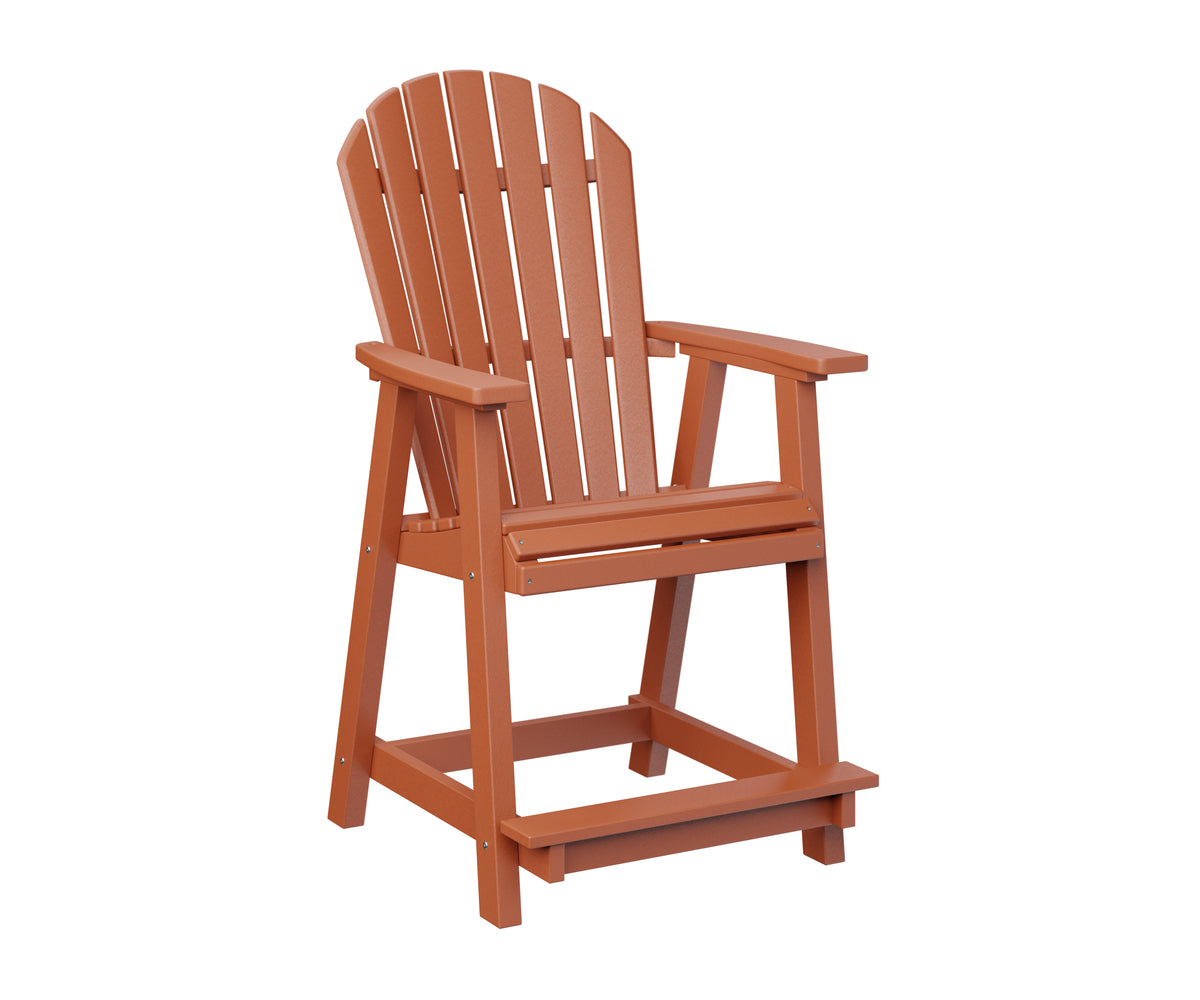 Berlin Gardens Comfo Back Counter Chair - Comfortable Bar Stool for Kitchen Island, Breakfast Nook & Home Bar - Adjustable Height & Padded Seat