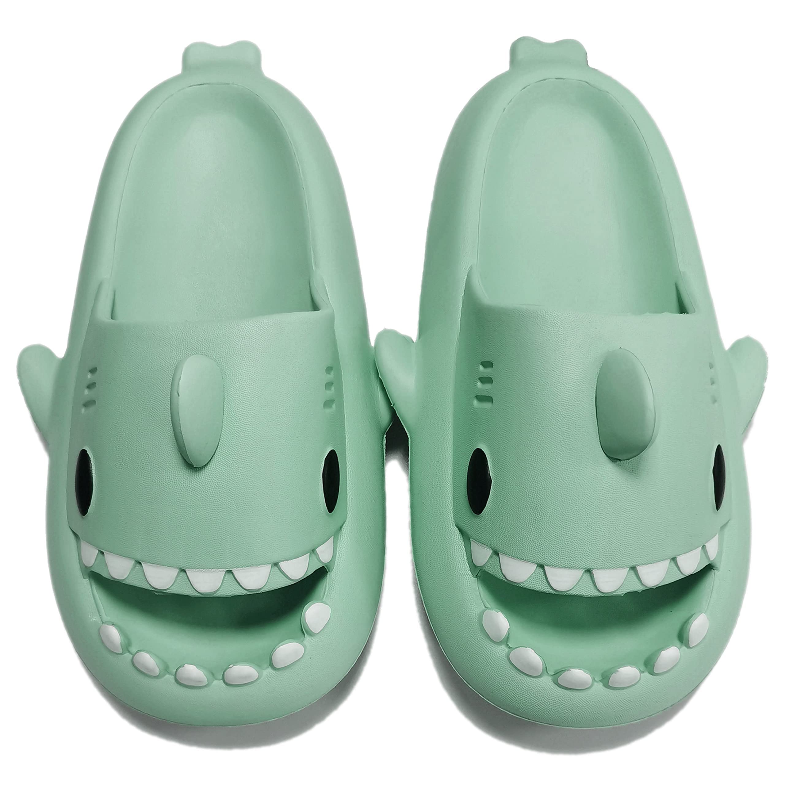 Unisex Shark Slides - Comfortable Cloud Sandals for Men & Women | Non-Slip Bathroom Slippers, Open-Toe Shower Shoes for Beach, Pool & Home Use