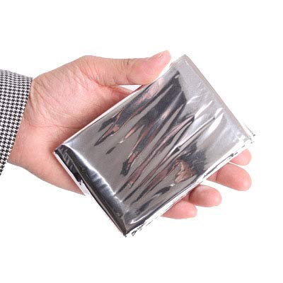5 Pack Emergency Survival Blankets - Thermal Insulated First Aid Blankets for Outdoor Camping, Hiking & Survival Kits - Sun Reflective & Waterproof for Sun Protection & Warmth