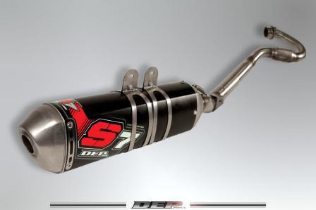 Complete DEP S7R Exhaust System with Boost Header Pipe for KTM 350SXF (2013-2015) & Husqvarna FC350 (2014-2015) - High-Performance Upgrade for Motocross & Off-Road Racing