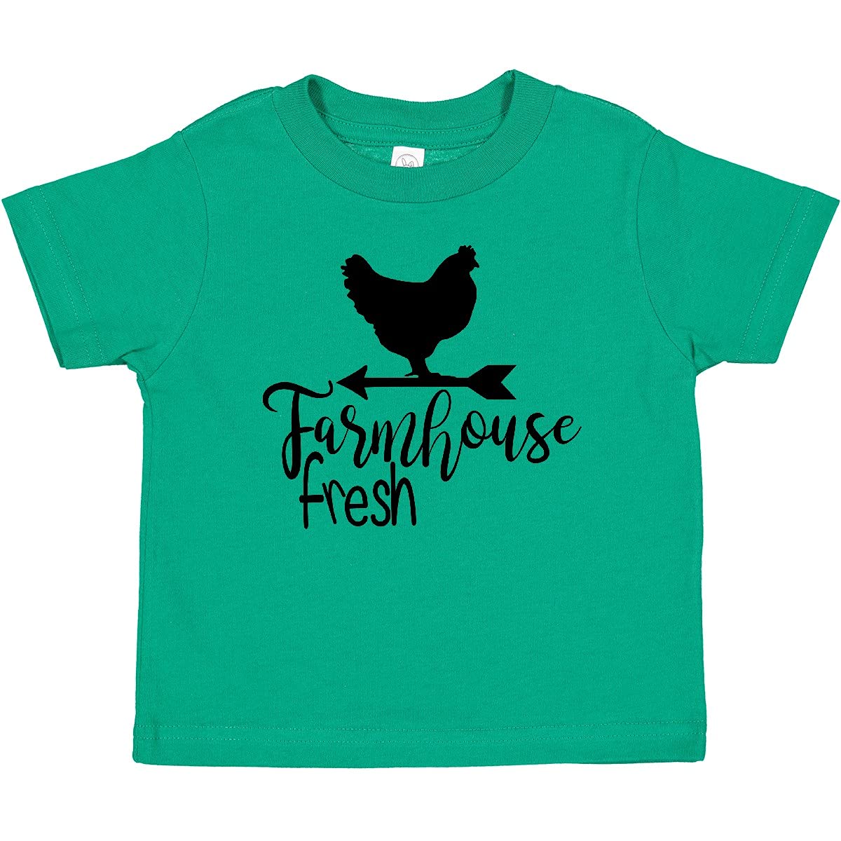 Inktastic Farmhouse Fresh Chicken Graphic Baby T-Shirt - Cute Farm Animal Outfit for Infants & Toddlers - Perfect for Playdates, Family Photos & Farm-Themed Parties