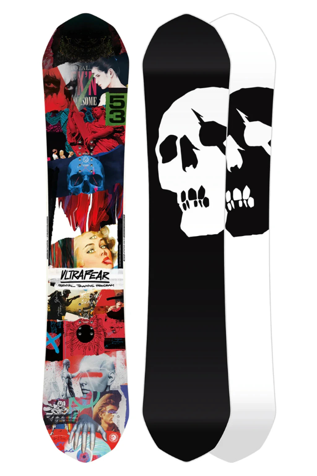 CAPiTA Ultrafear Snowboard 2025 - High-Performance Freestyle Snowboard for Men & Women | Perfect for Park, Pipe & All-Mountain Riding