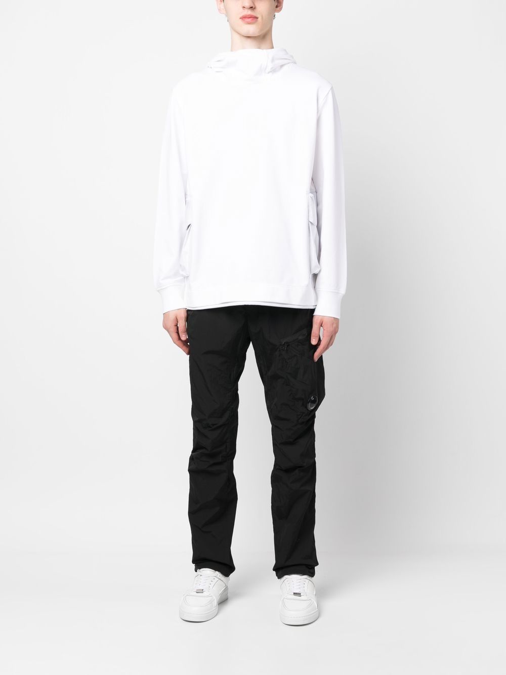 C.P. COMPANY METROPOLIS White Sweater for Men - Stylish Knit Pullover for Casual & Streetwear Outfits