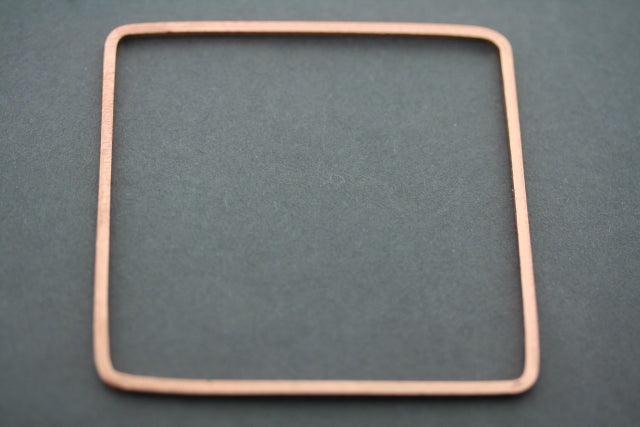 Rose Gold Plated Narrow Square Bangle Bracelet for Women - Elegant Stackable Jewelry for Everyday Wear & Special Occasions
