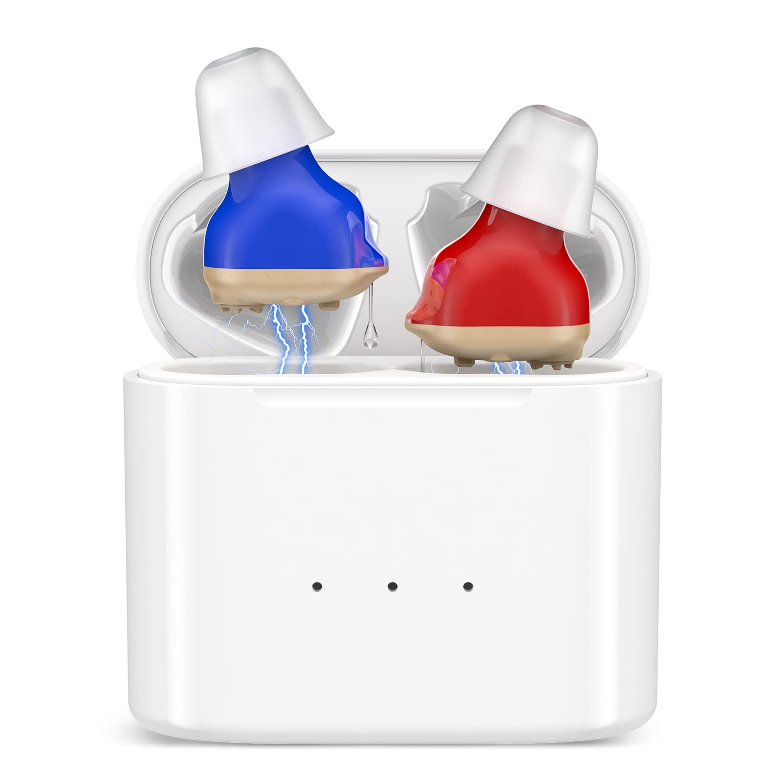 Rechargeable Hearing Amplifier with Noise Cancelling - Portable Sound Enhancer for Seniors & Adults - Perfect for TV Watching, Conversations, and Outdoor Activities