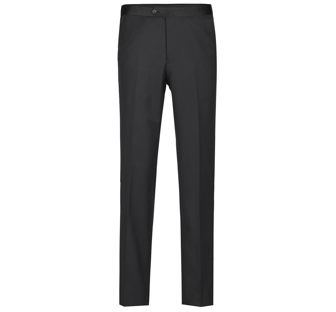 Alessandro Vitello by Renoir Slim Fit Black Tuxedo Suit with Peak Lapel - Formal Men's Wedding Suit, Prom Tuxedo, Business Dinner Attire
