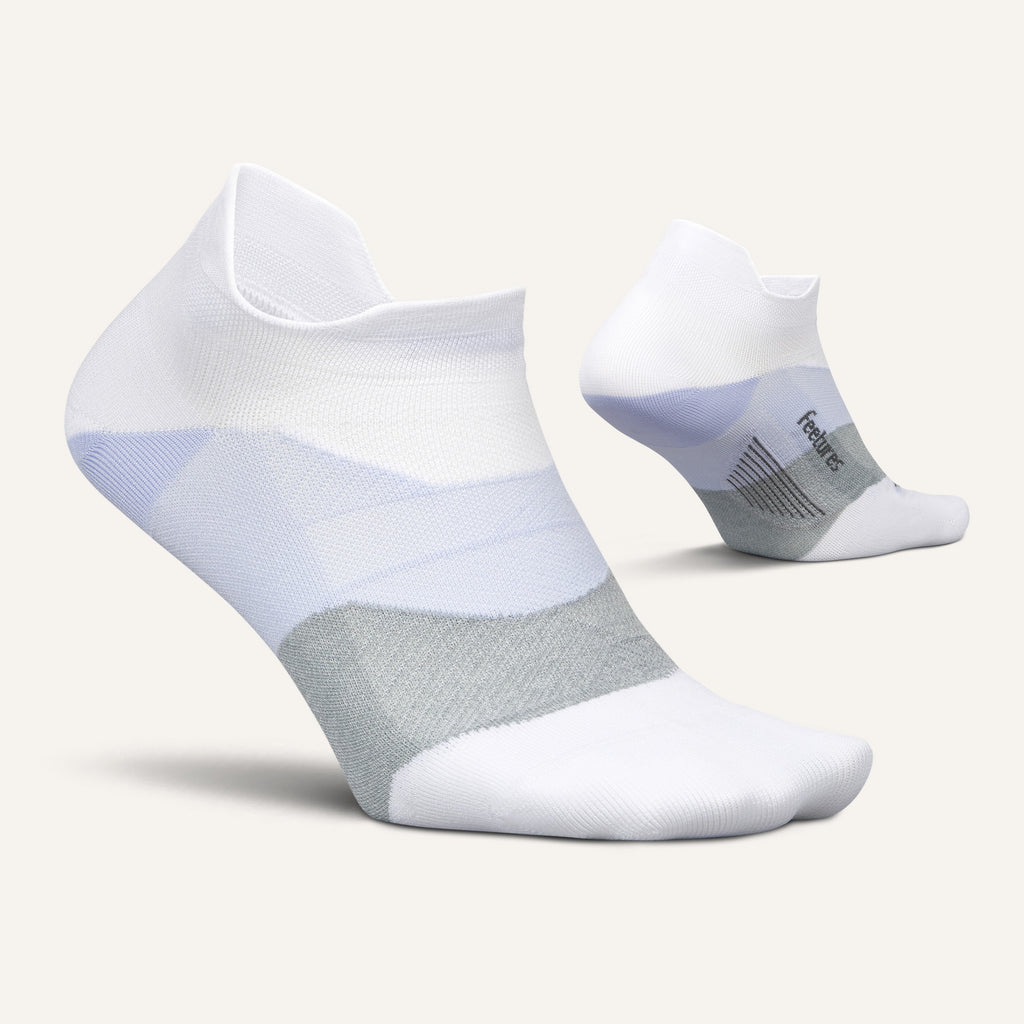 Elite Ultra Light Cushion No Show Socks for Women & Men - Breathable Invisible Liner Socks (White) - Perfect for Running, Sneakers & Everyday Comfort