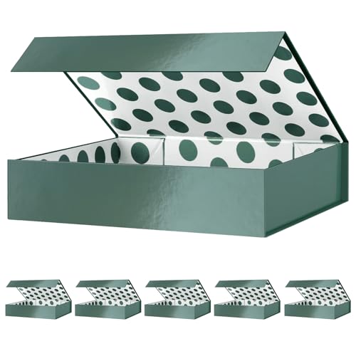 Green-11x7.8x2.3-Pack of 6