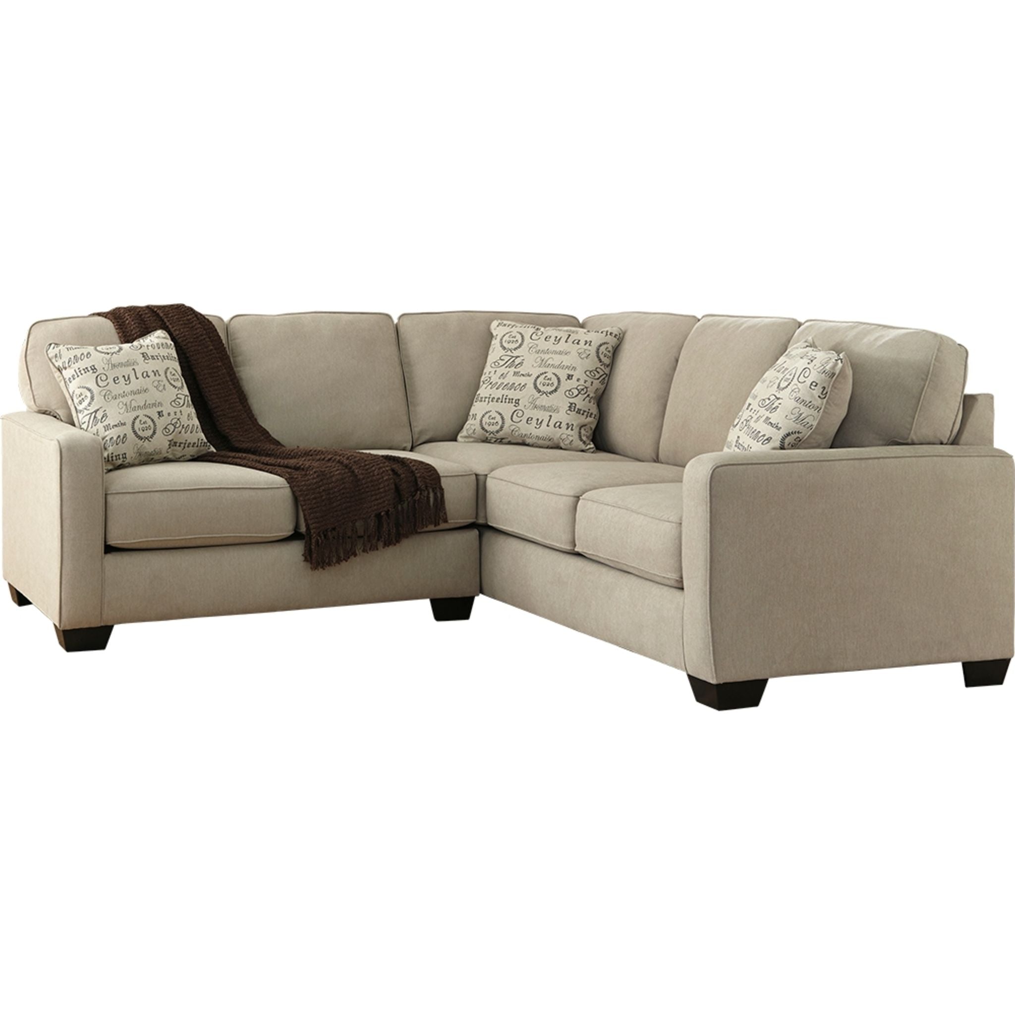 Alenya 2-Piece Modern Sectional Sofa Set with Reversible Chaise - Comfortable L-Shaped Couch for Living Room, Apartment & Small Spaces - Perfect for Family Gatherings, Movie Nights & Relaxation