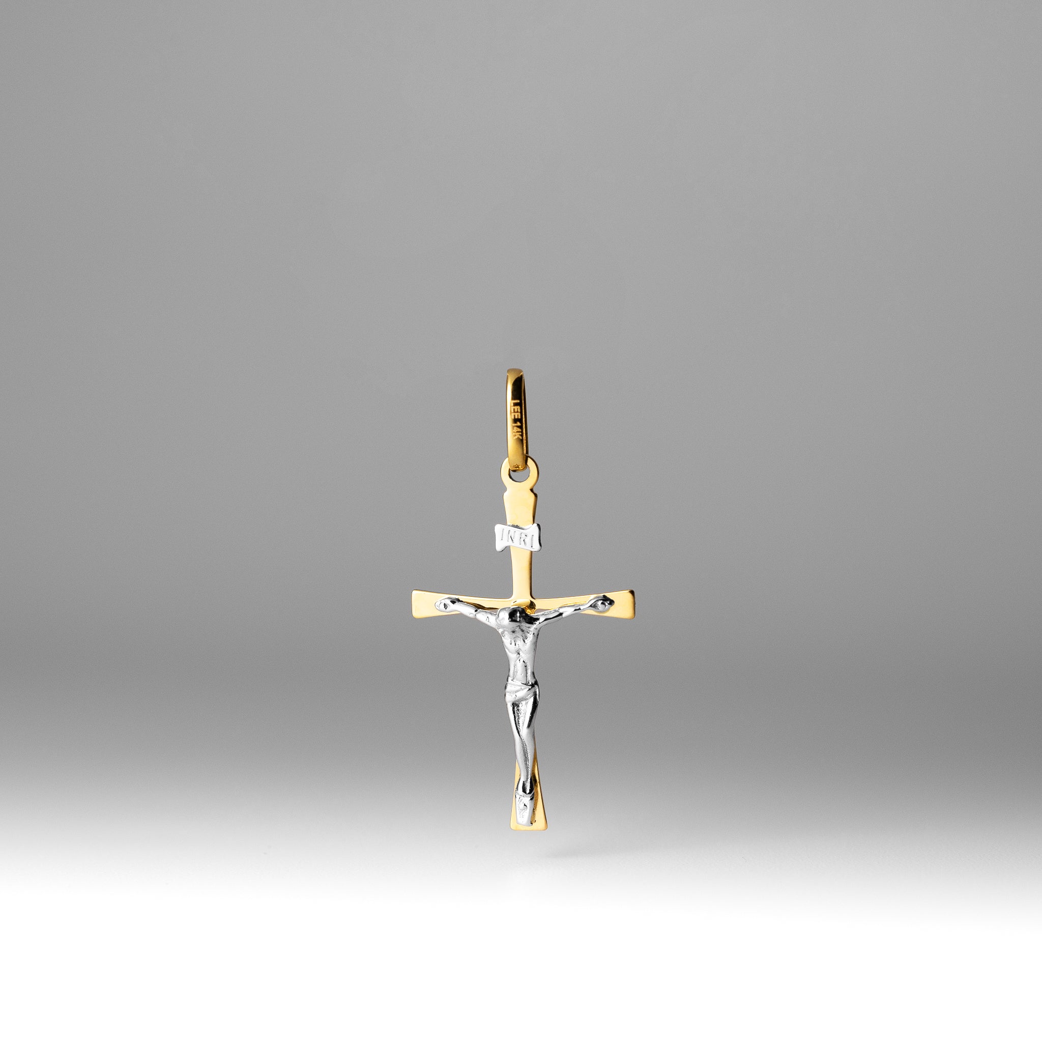 Gold Large Crucifix Cross Pendant - Model 2172 | Religious Jewelry for Men & Women | Perfect for Church, Gifts & Everyday Wear