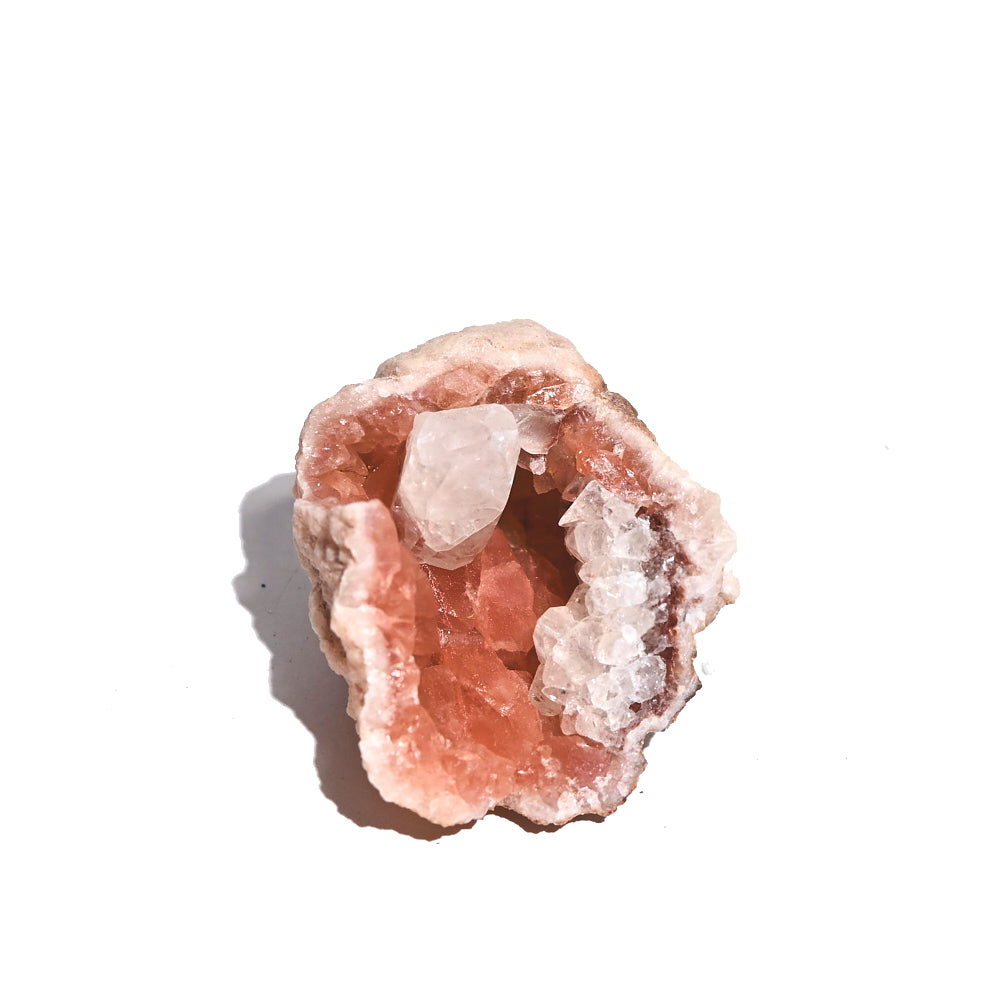 Natural Pink Amethyst Geode Crystal Cluster - Healing Stone for Home Decor, Meditation & Spiritual Gifts | Perfect for Office Desk, Yoga Space & Energy Healing