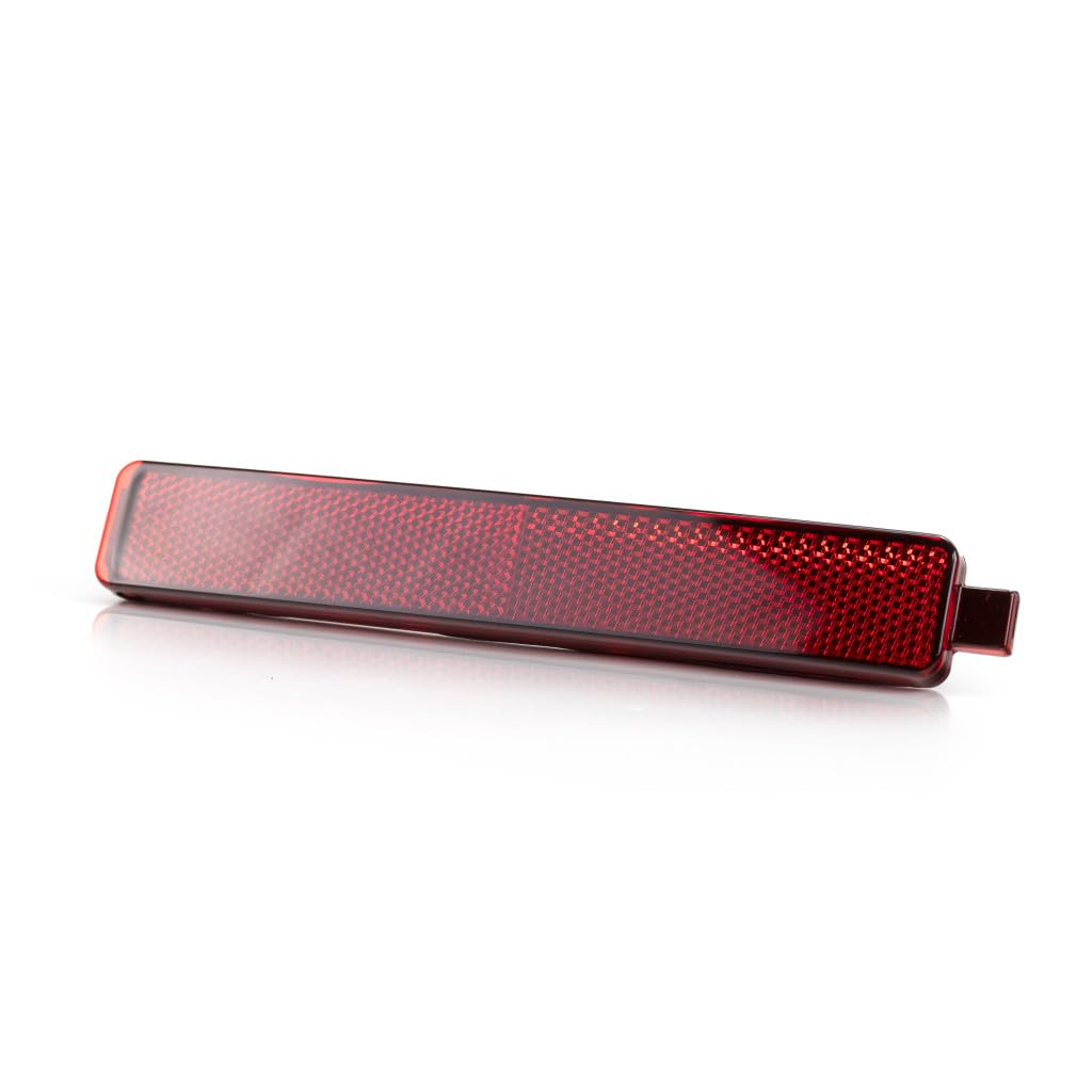 2006-2009 Pontiac Torrent Bumper Reflector Replacement - Driver/Passenger Side Rear CAPA Certified (Fits GM2830101, GM2830101C | 25805313) - Perfect for Night Safety & Vehicle Restoration Projects
