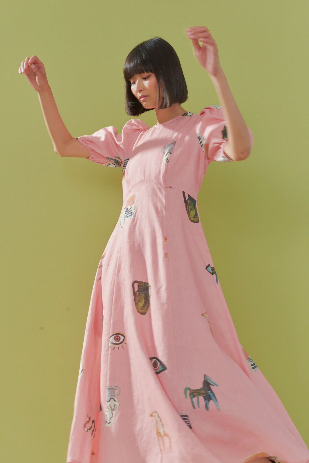 Preorder Cleo Midi Dress - Elegant Women's Flowy Summer Dress for Casual & Party Wear | Perfect for Beach Vacations, Date Nights & Special Occasions