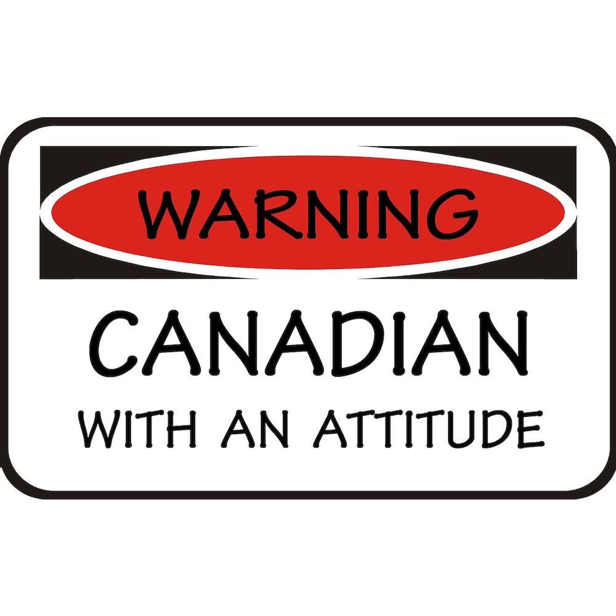 Attitude Canadian 11 oz (325 ml) Ceramic Coffee Mug - Funny & Durable Tea Cup for Office, Home, or Gift - Perfect for Coffee, Tea, Hot Chocolate Lovers