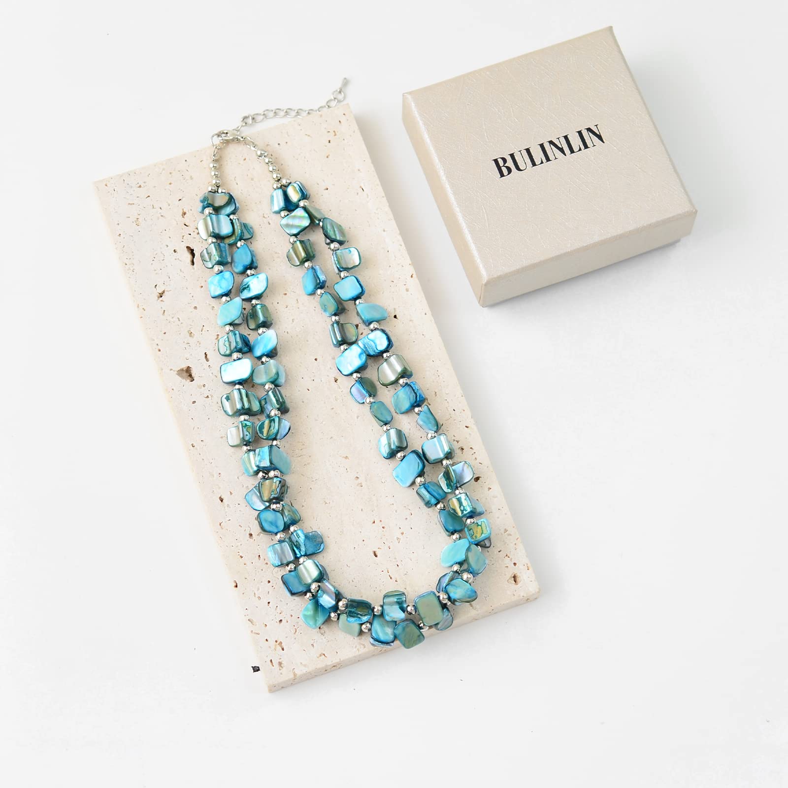 Boho Layered Shell Beaded Necklace - Handmade Colorful Beaded Choker for Women | Beach Vacation, Summer Festival & Boho Chic Outfit Jewelry